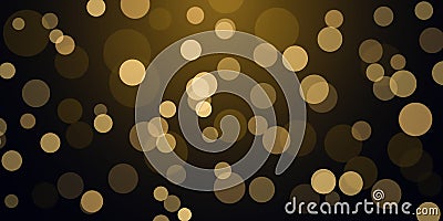 Gold bright bokeh background. Golden texture. Magic concept Stock Photo