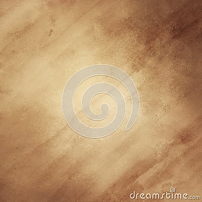 Gold brown abstract background design with watercolor paper texture Stock Photo