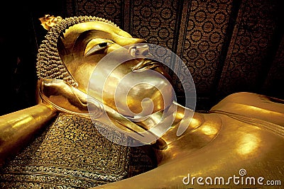 Gold buddha Stock Photo