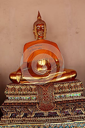 Gold Buddha Editorial Stock Photo