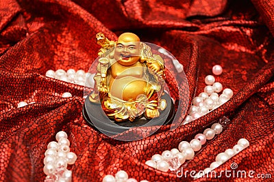 Gold Buddha Stock Photo