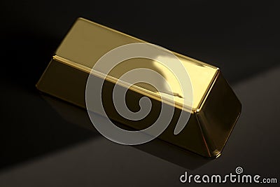 Gold bullion Stock Photo