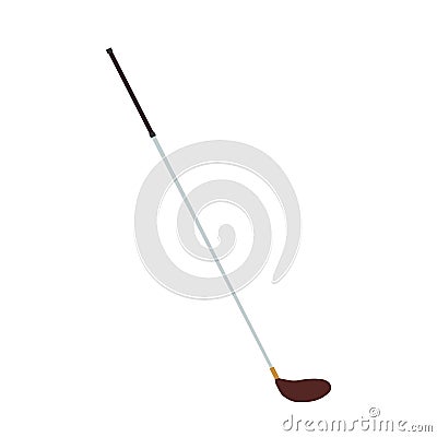 Golf club wood vector ball sport illustration driver white game equipment iron isolated Vector Illustration