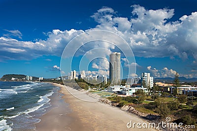 Gold Coast beach Stock Photo