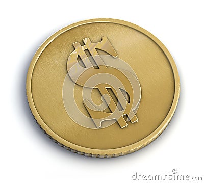 Gold Coin Stock Photo