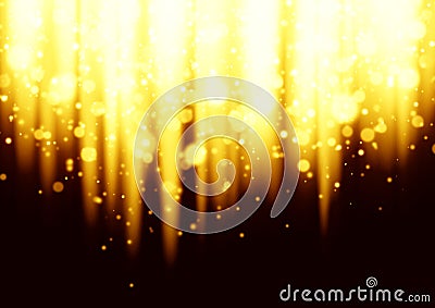 Gold color broken light background Stock Photo