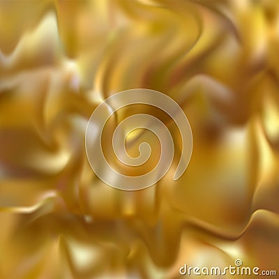 Gold colored abstract background for design Vector Illustration