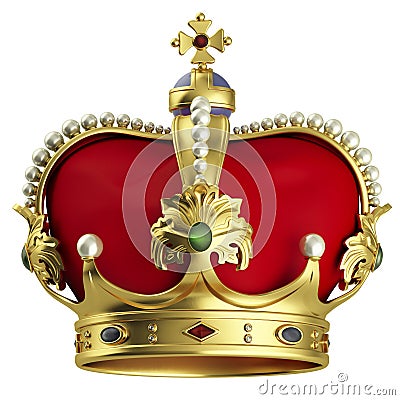 Gold crown Stock Photo