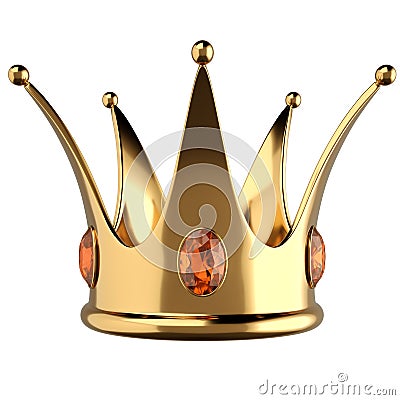 Gold Crown Stock Photo