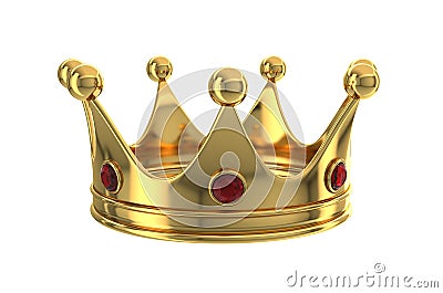 Gold crown Stock Photo