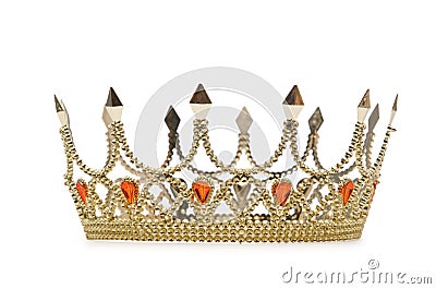 Gold crown Stock Photo