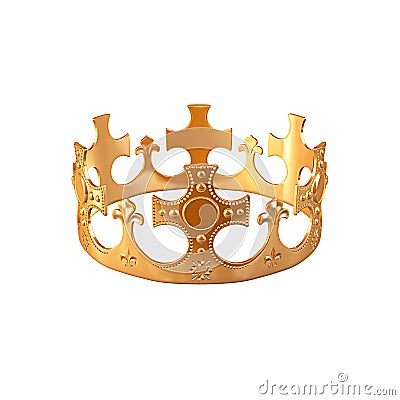 Gold crown Stock Photo