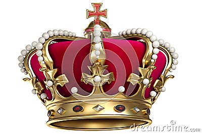 Gold crown Stock Photo