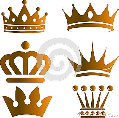 Gold Crown Vector Illustration