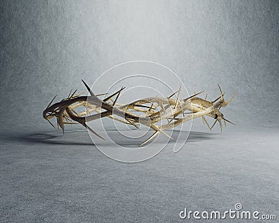 Gold Crown Of Thorns Stock Photo
