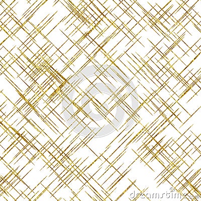 Gold Diagonal Lines Faux Foil Metallic Background Stock Photo