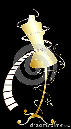 Gold dummy Vector Illustration