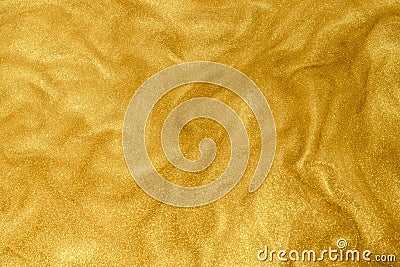 Gold dust flowing like water Turbulent and beautiful Rich wealthy and unique Excellent copy space Stock Photo