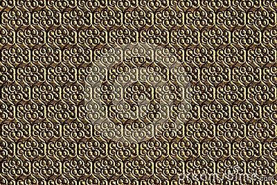 gold embossed pattern Stock Photo