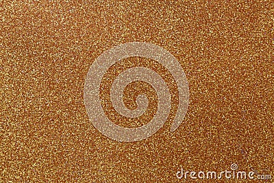 Gold foam EVA texture with glitter. Stock Photo