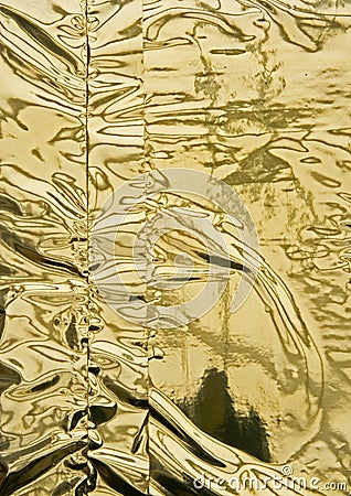 Gold foil background: abstract pattern. Stock Photo