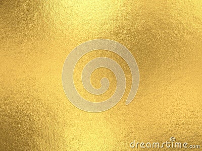 Gold foil background with light reflections. Stock Photo