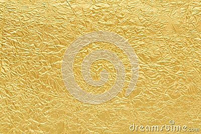 Gold foil background texture Stock Photo