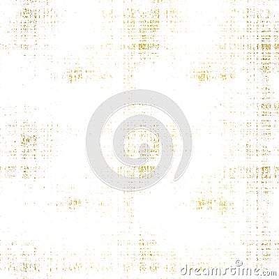 Gold foil seamless vector grunge texture background. Patina scratch golden repeating tile. Distressed effect texture Vector Illustration