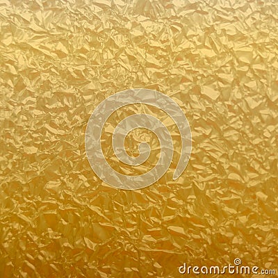 Gold foil texture background. Background texture of crumpled foil sheet. Light Abstract golden background. Vector Illustration