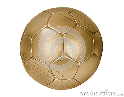 Gold football Stock Photo