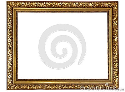 Gold frame Stock Photo