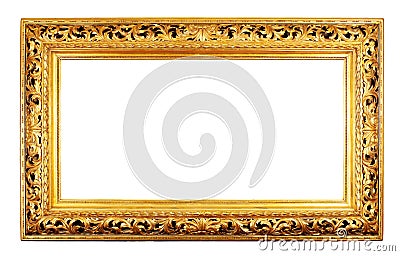 Gold frame Stock Photo