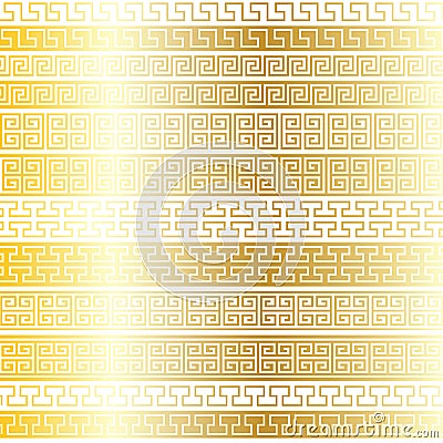 Gold Fretwork Borders Stock Photo