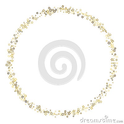 Gold glitter confetti sparkle Vector Illustration