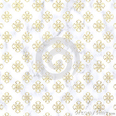 Gold Glitter damask on marble background. Gold, glitter texture. Gold glitter damask marble pattern. Gold marble Wallpaper Stock Photo