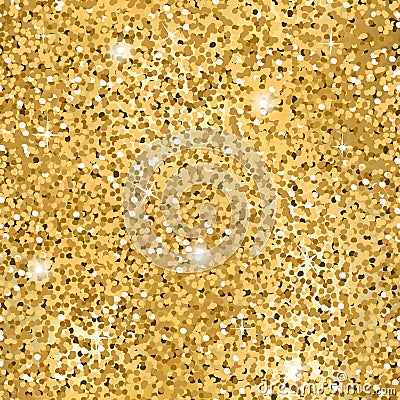 Gold Glitter Texture 1 Vector Illustration