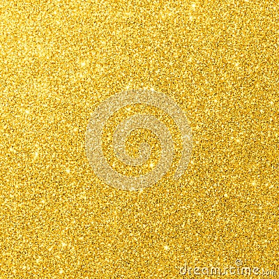 Gold glitter texture sparkling shiny wrapping paper background for Christmas holiday seasonal wallpaper decoration, greeting Stock Photo