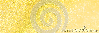 Gold and golden yellow g glitter bokeh circle glow blurred and blur abstract. Glittering shimmer bright luxury. Stock Photo