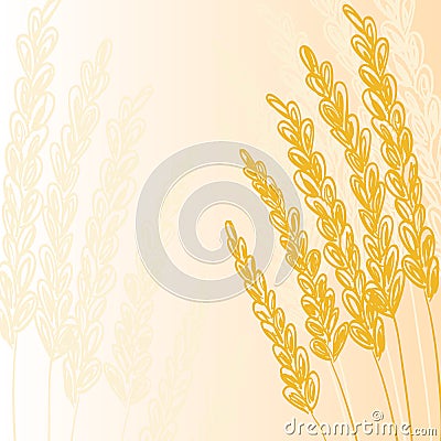 Gold grain background Vector Illustration