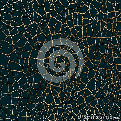 Gold grunge texture to create distressed effect. Patina scratch golden elements. Vintage abstract illustration. Vector Illustration