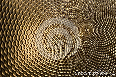 Gold intricate pattern. Stock Photo