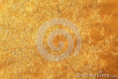 Gold leaf Stock Photo