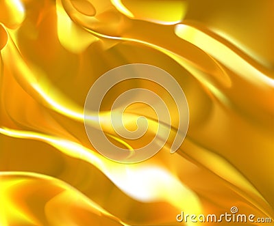 Gold liquid texture Vector Illustration