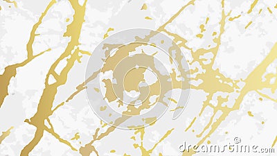 Gold marble, Vector pattern with golden foil texture background Vector Illustration