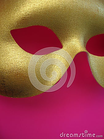 Gold Mask 2 Stock Photo