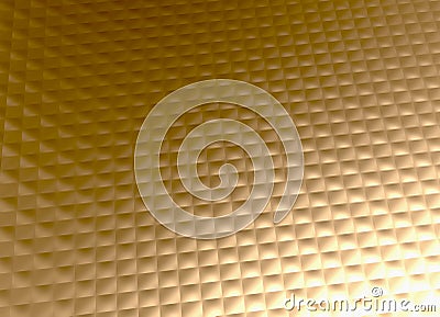 Gold metal background golden grid pattern Stock Photo