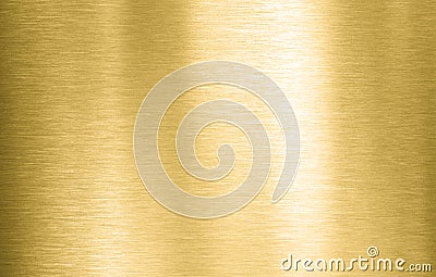 Gold metal brushed background or texture Stock Photo