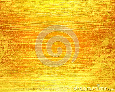 Gold metal plate Stock Photo