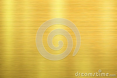 Gold metal texture of brushed stainless steel plate Stock Photo