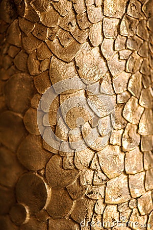 Gold metal texture Stock Photo